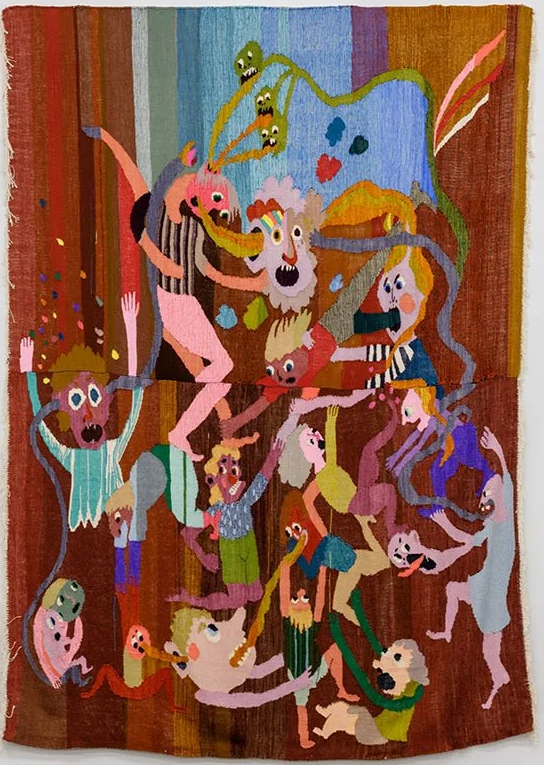 You Stretched Diagonally Across It: Contemporary Tapestry
